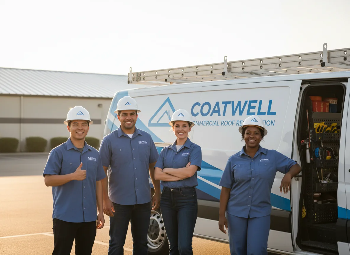 Commercial roof coating company in Plainville, GA